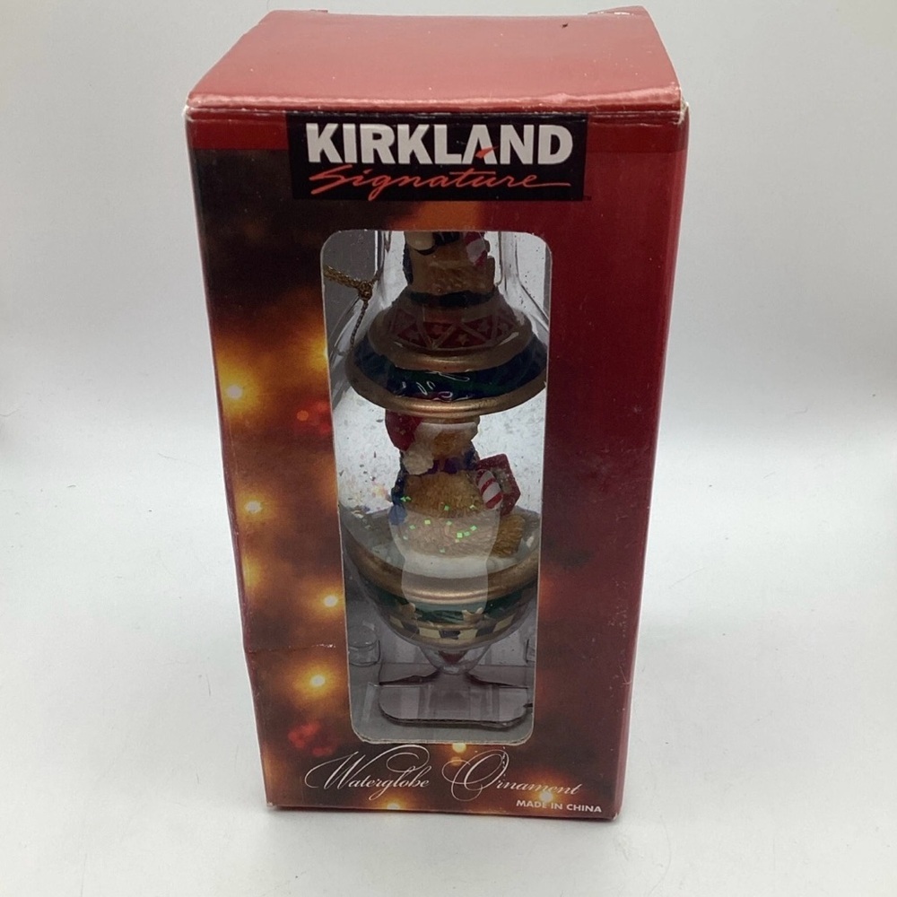 Kirkland Signature Waterglobe Snow Globe Ornament Bear